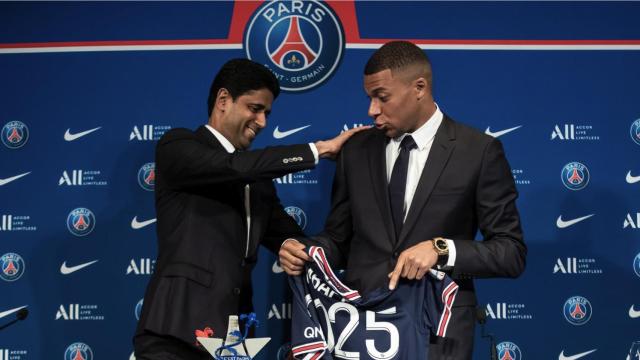 Al-Khelaïfi y Kylian Mbappé