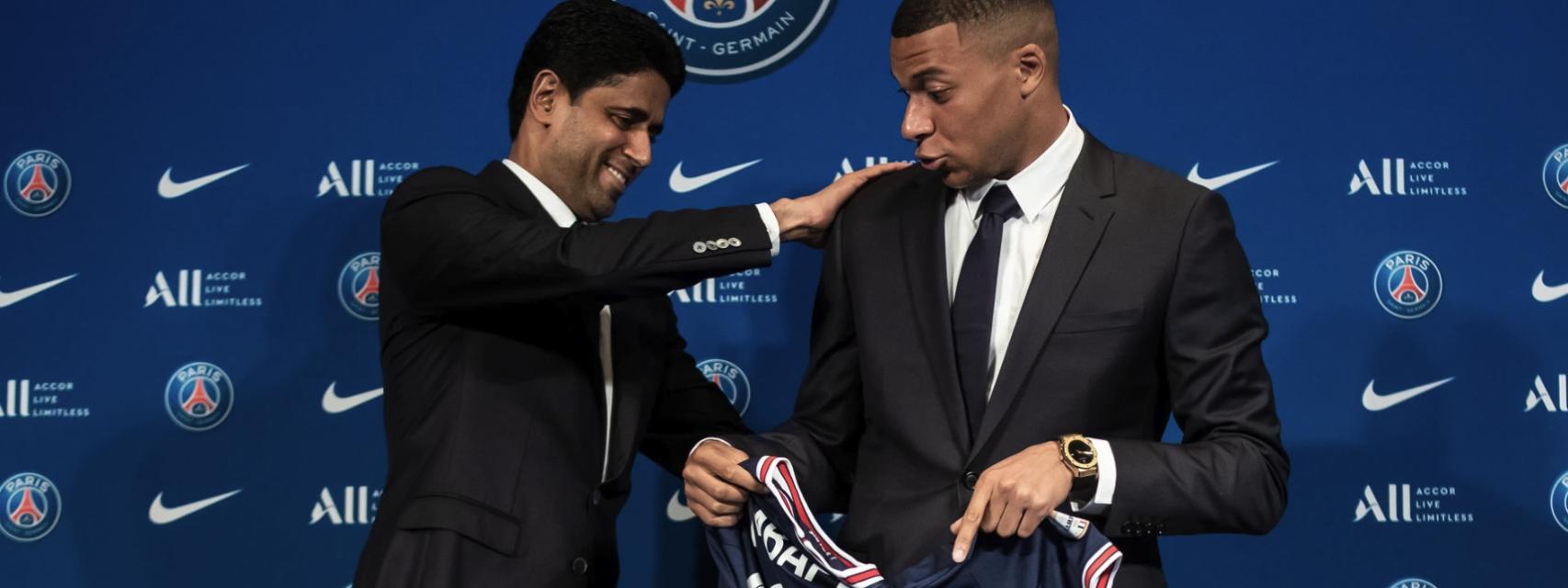 Al-Khelaïfi y Kylian Mbappé