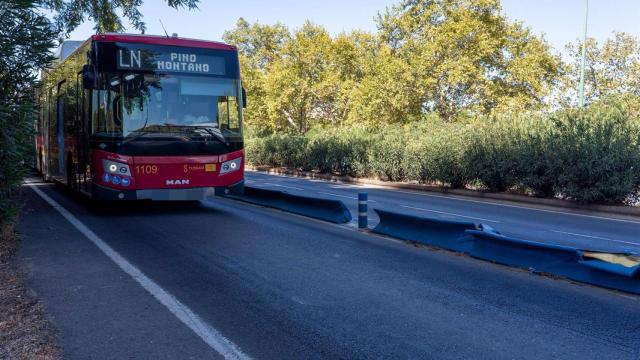 Autobús de Tussam en una imagen de archivo.