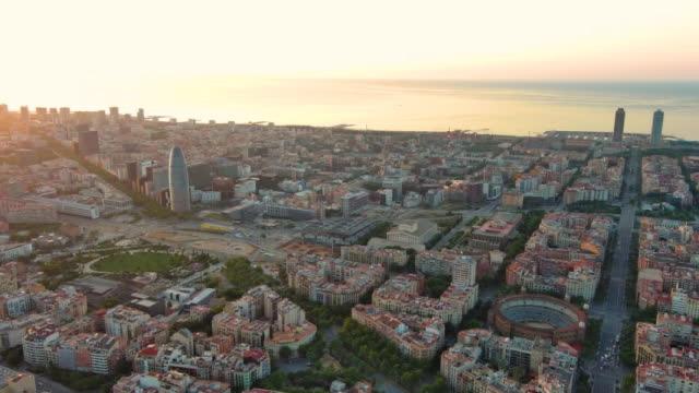 Vista aérea de la ciudad de Barcelona
