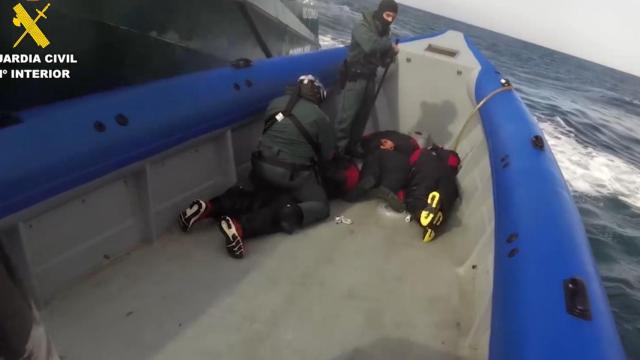 Detención de los narcos en Huelva