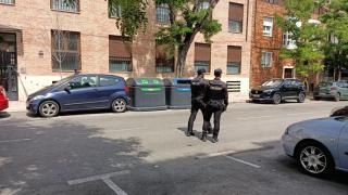 Contenedores en los que ha aparecido el cadáver del recién nacido.