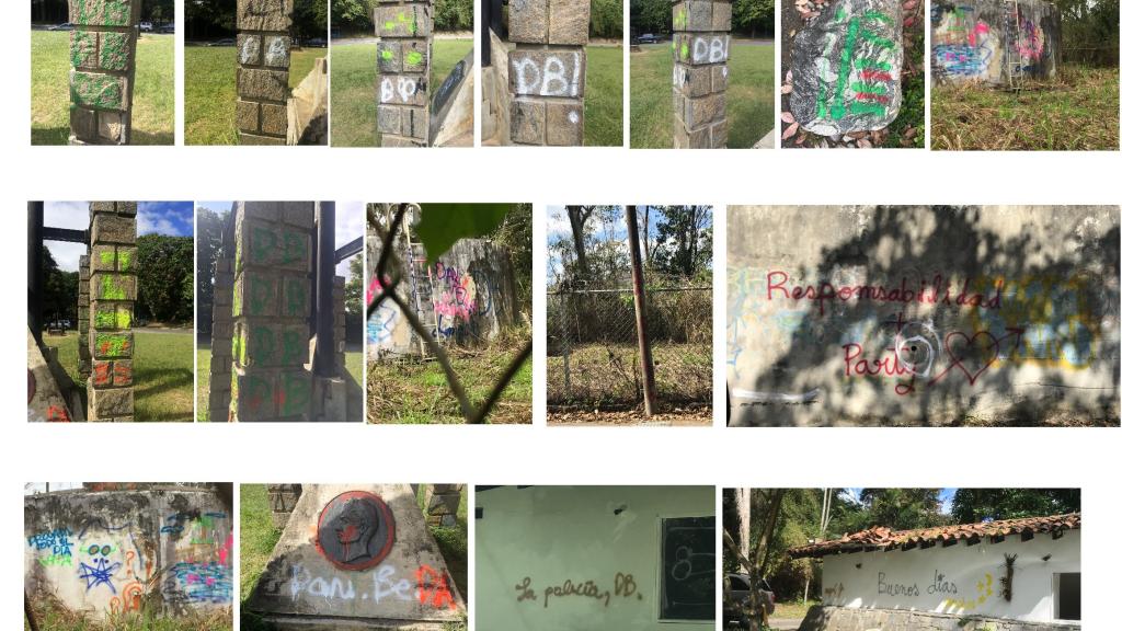 Imagen de los grafitis que Rebeca hizo para Daniela.