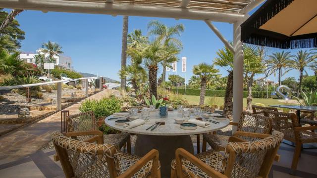 La terraza de Boho Club, en Marbella.