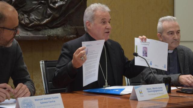 Mons. Mario Iceta, arzobispo de Burgos, en rueda de prensa por el caso d elas clarisas de Belorado y Orduña