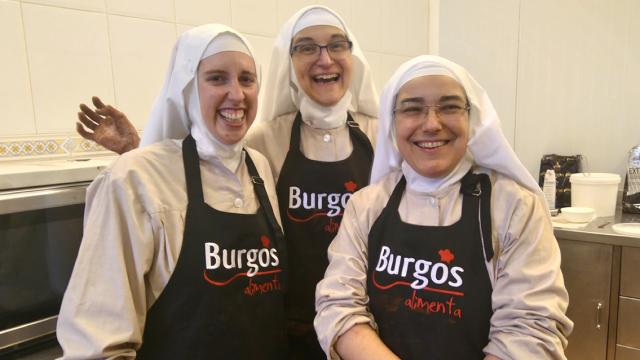 Clarisas de Belorado en el obrador del convento