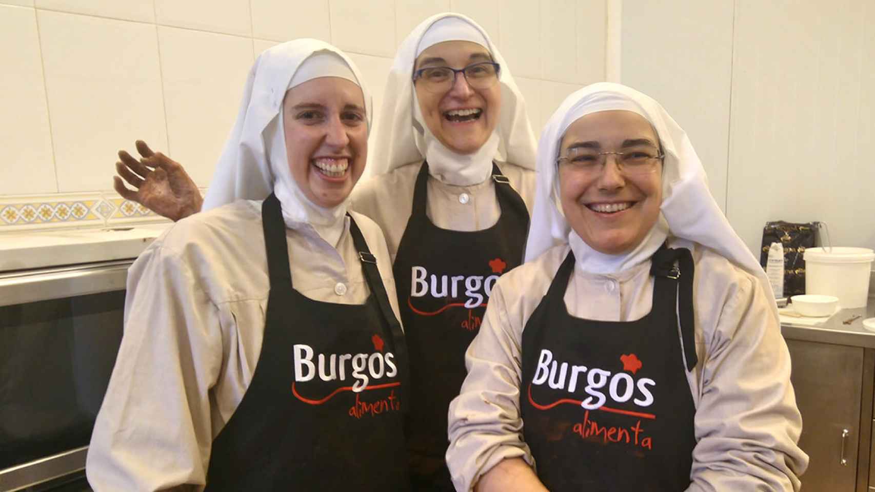 Clarisas de Belorado en el obrador del convento