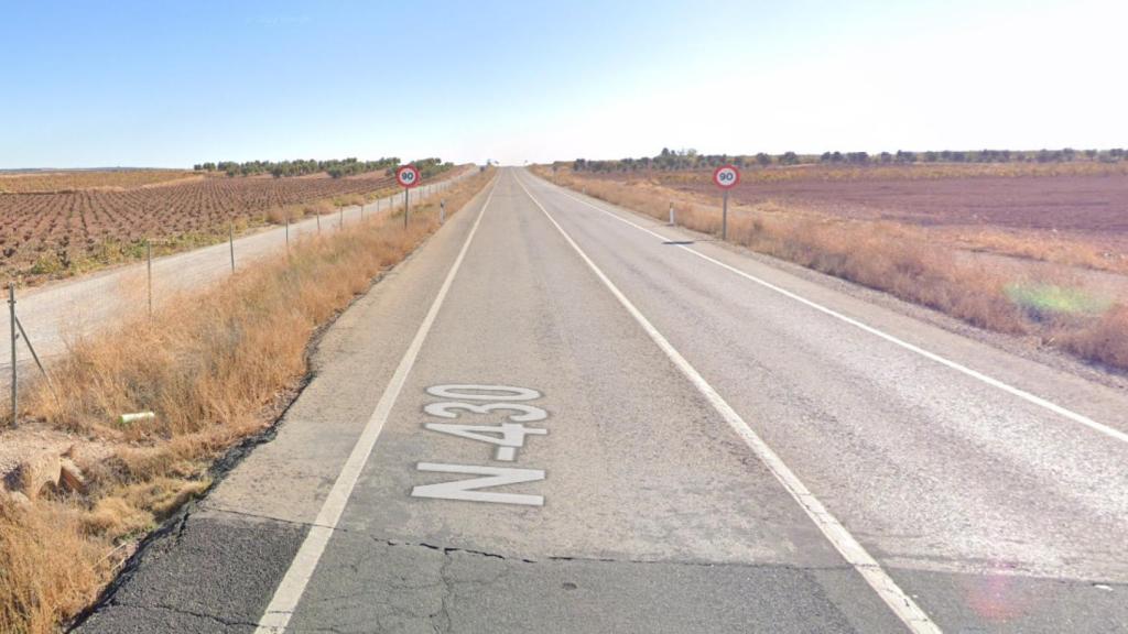 N-430 en La Solana (Ciudad Real). Foto: Google Maps.