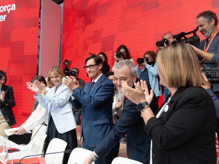 El líder del PSC y candidato del partido a la Presidencia de la Generalitat, Salvador Illa, a su llegada a una reunión de la ejecutiva de su partido, este lunes.