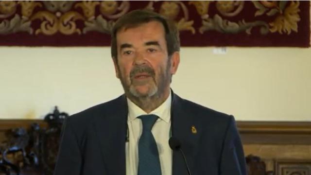 Guilarte, durante su intervención ese lunes ante los presidentes de Tribunales Superiores de Justicia, en Granada./