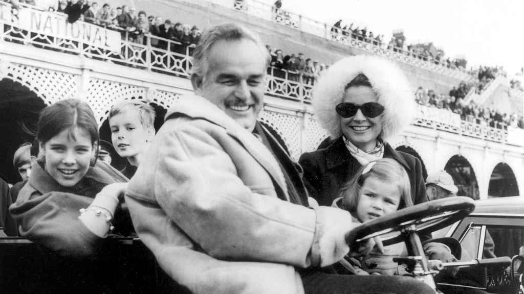 Grace Kelly junto a Rainiero de Mónaco en una instantánea tomada en 1968.