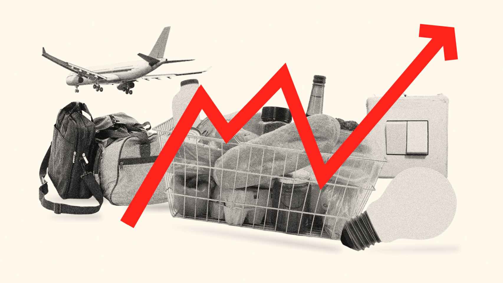 Gráfico sobre la inflación.