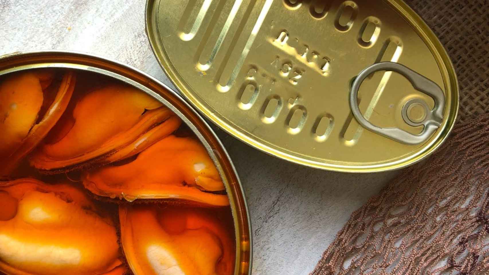 Lata de mejillones.