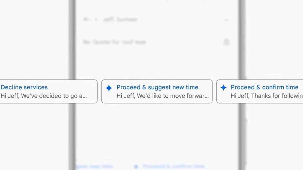 Gemini ofrecerá opciones dentro de Gmail