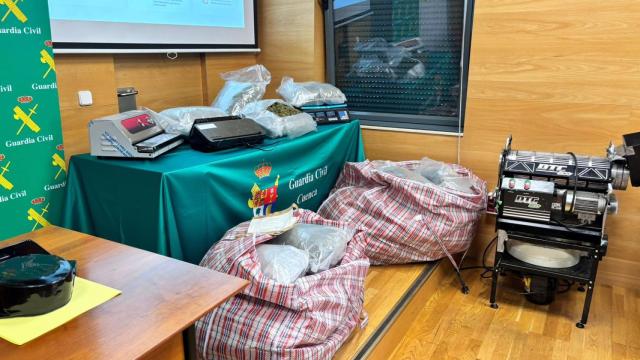 Quince detenidos por cultivar droga en Cuenca para distribuirla por toda Europa