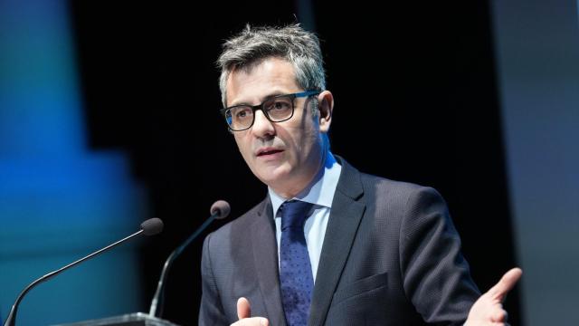 Félix Bolaños, el pasado 2 de mayo en el congreso 'CyberCrime Sevilla 2024'./