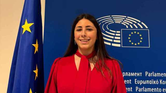 Rihanna Currás, secretaria xeral de las Xuventudes Socialistas de Moaña.