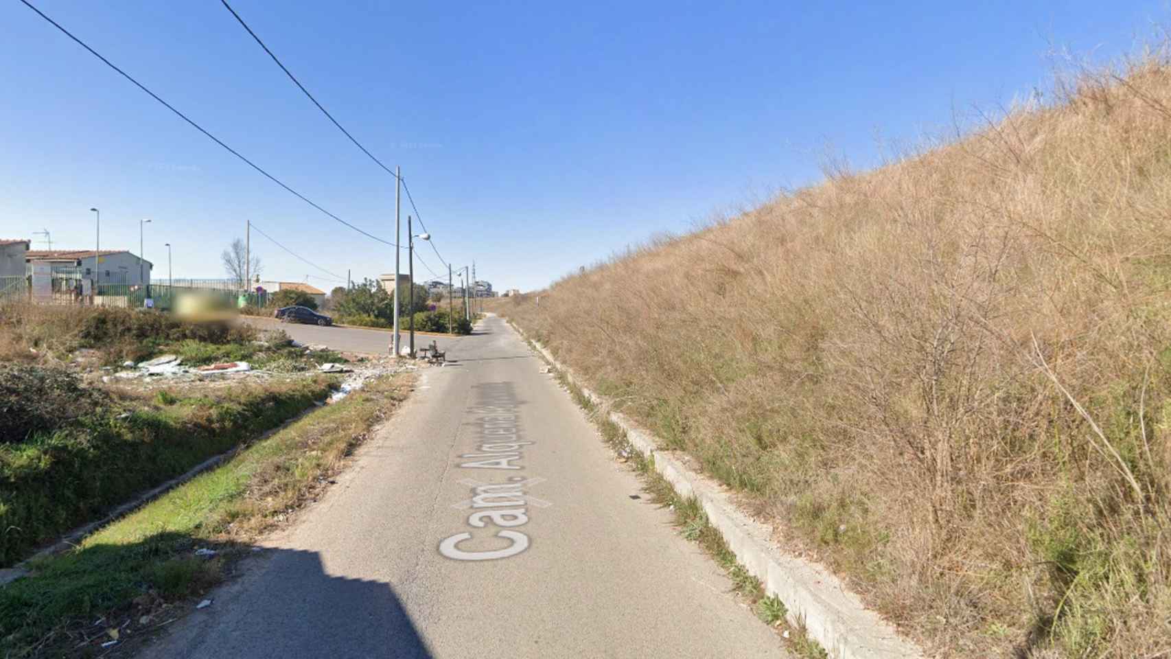 Camino Alquería Aguamolls de Valencia.