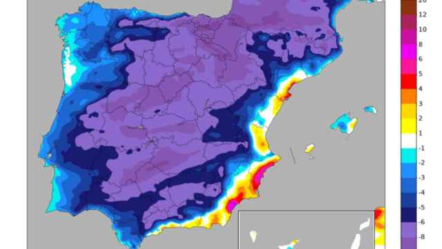Mapa de calor para el 14 de mayo.