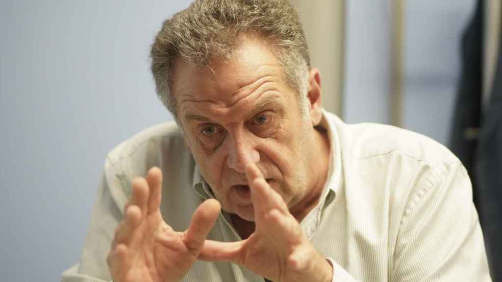 Bartolomé Pérez durante la entrevista
