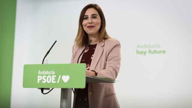 Beatriz Rubiño en una rueda de prensa.