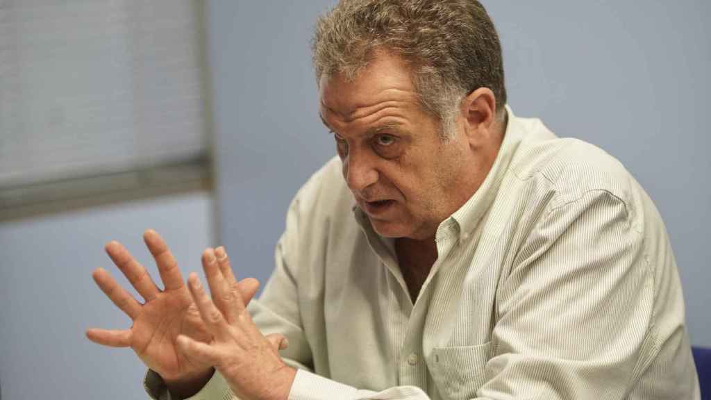 Bartolomé Pérez durante la entrevista