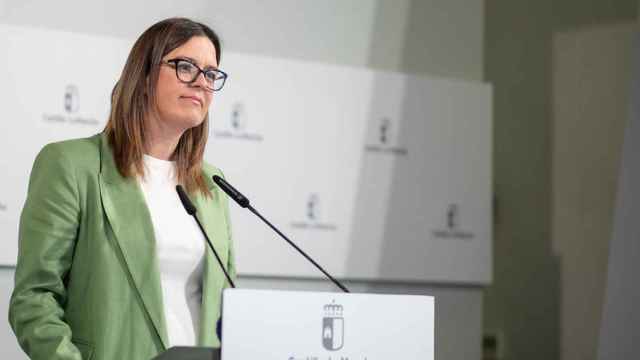 Esther Padilla, consejera portavoz del Gobierno de Castilla-La Mancha.