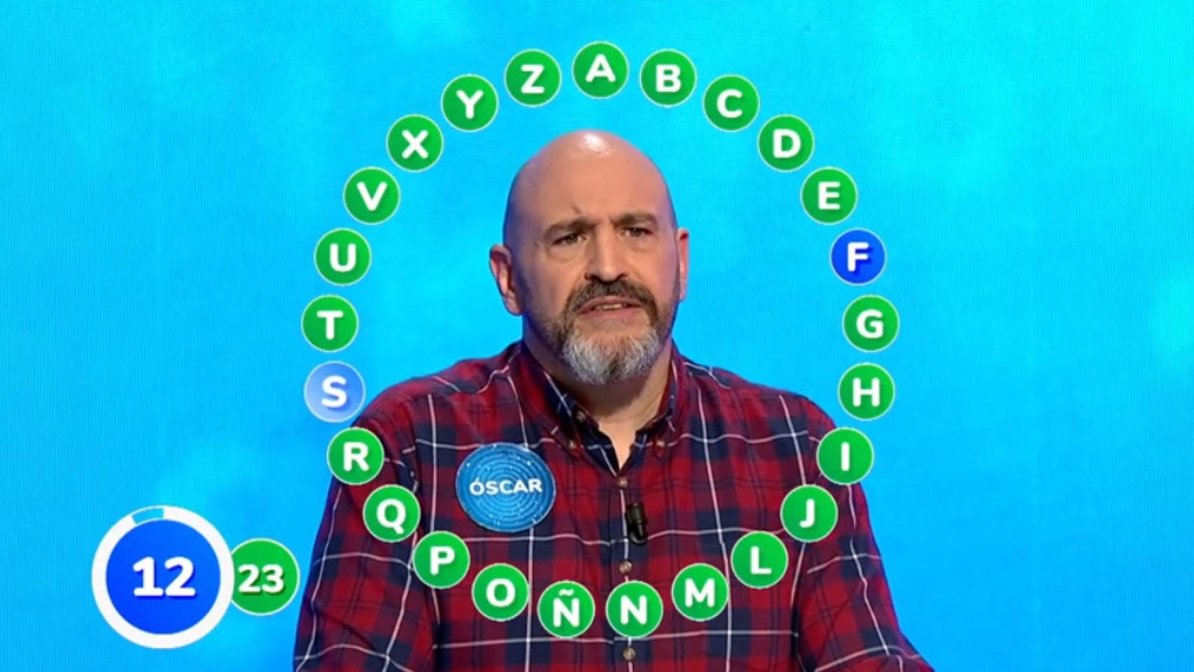 Óscar Díaz, el ganador del bote de Pasapalabra.