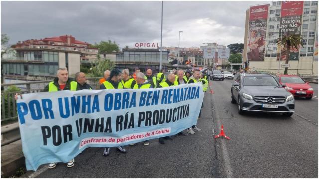 Protesta de los mariscadores este jueves