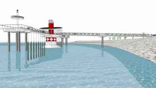 Imagen del proyecto ‘Peiraos do Solpor’.