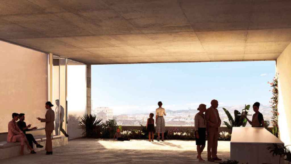 Vista desde la terraza del futuro centro cultural.
