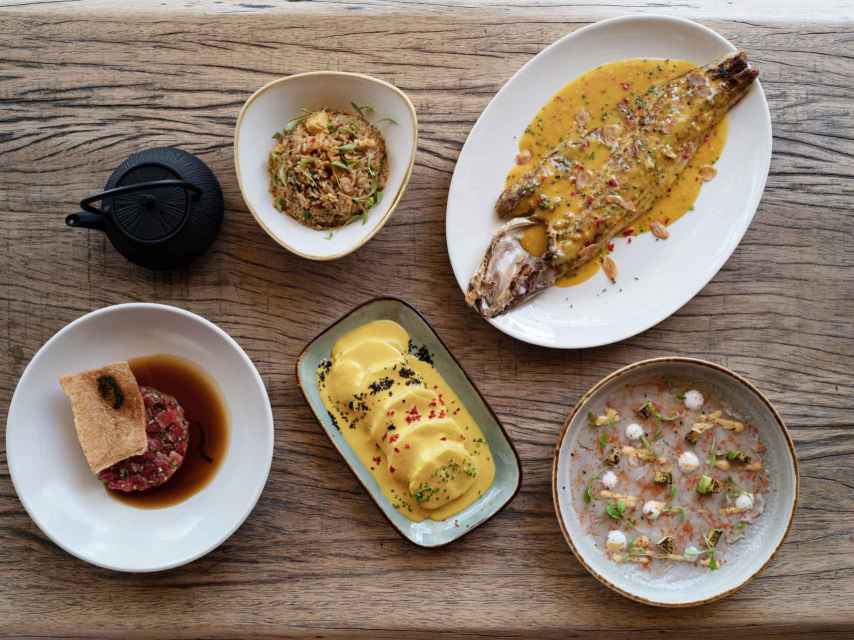 Algunos de los platos de Tigre Morado.