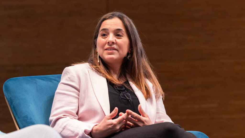 María Urbano, fotografiada en el evento organizado por Fundación Repsol.