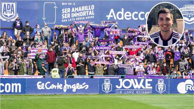 Marcos Escalera, uno de los 250 aficionados que irá a Alcorcón