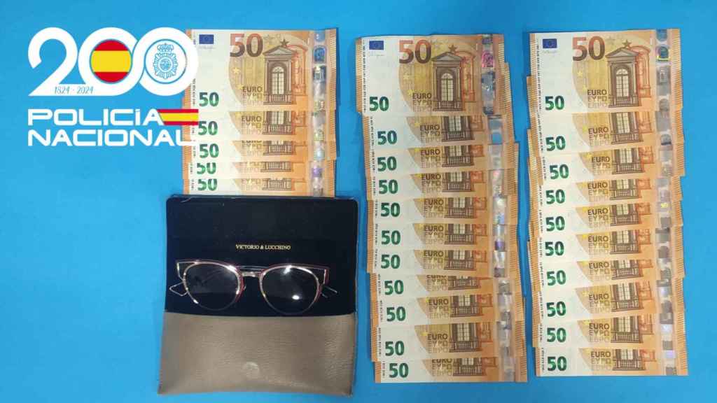 Dinero recuperado por la Policía
