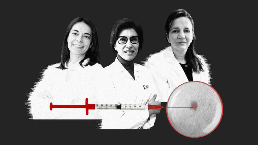 De izquierda a derecha: Eva Muñoz, Ana Arance y Belén Rubio.