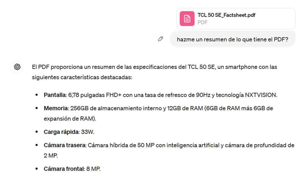 GPT-4o hacer resúmenes de archivos PDF