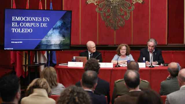 Juan Ignacio de Mesa da rienda suelta a sus 'emociones en el Corpus de Toledo'
