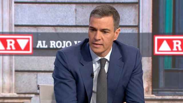 El presidente Pedro Sánchez, este viernes en su entrevista en La Sexta.