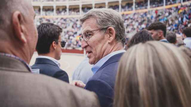 Feijóo en Las Ventas, en mayo de 2024.