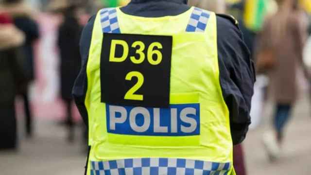 Imagen de archivo de un policía de Suecia.