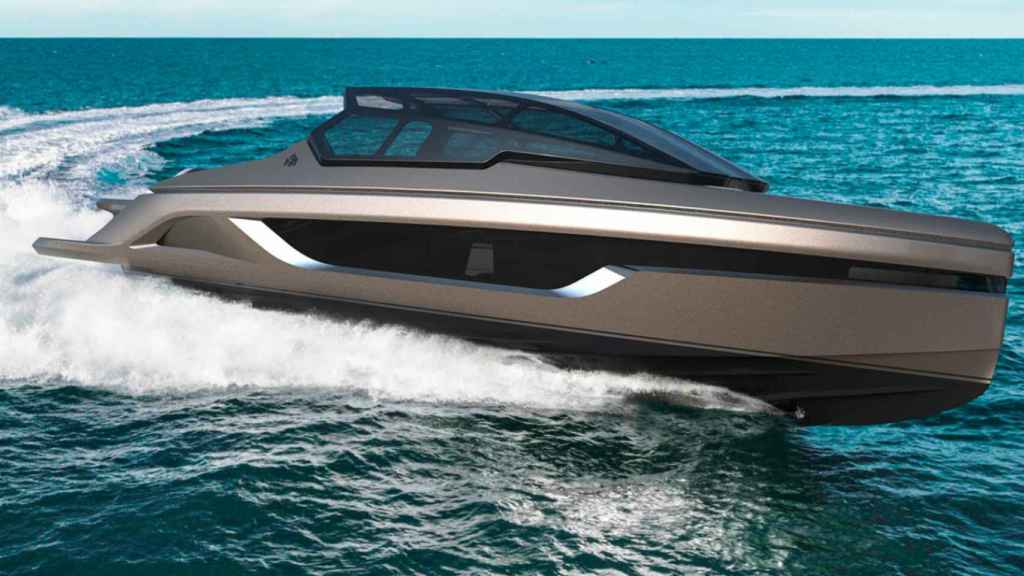 El futurista yate de Mirarri.
