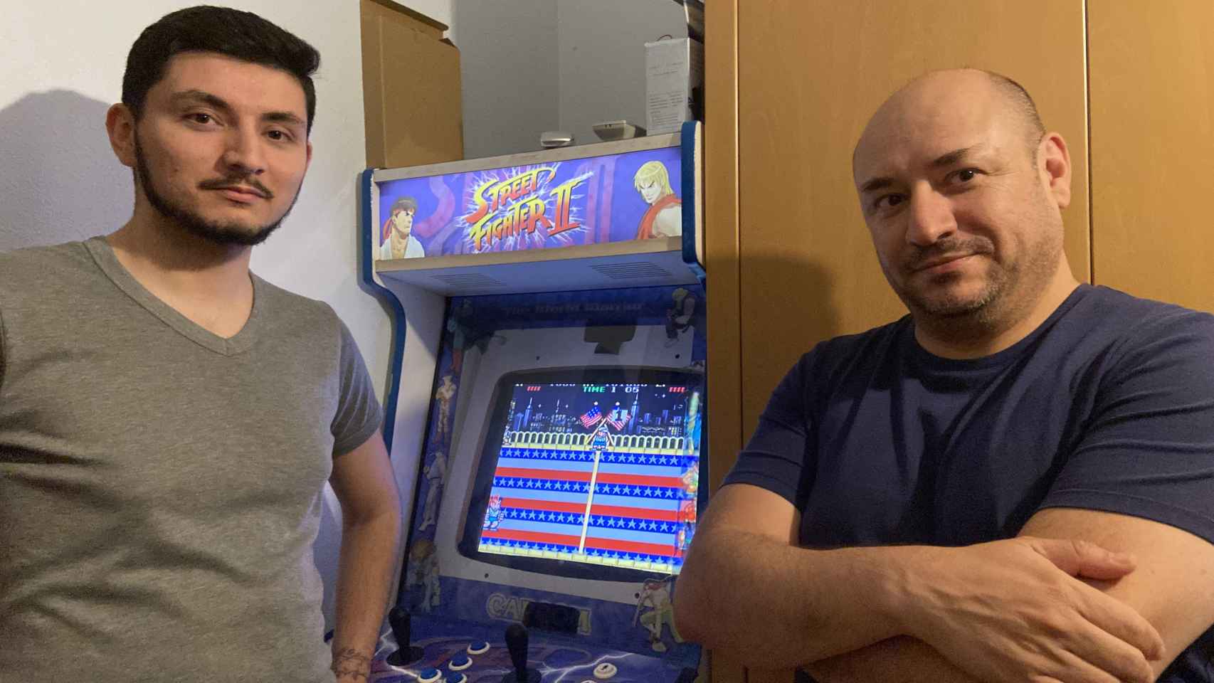 Una fotografía de Juanjo (derecha) y Sergio Ruiz (izquierda) en la actualidad.