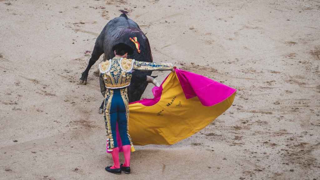 Ginés Marín, en un quite por chicuelinas.
