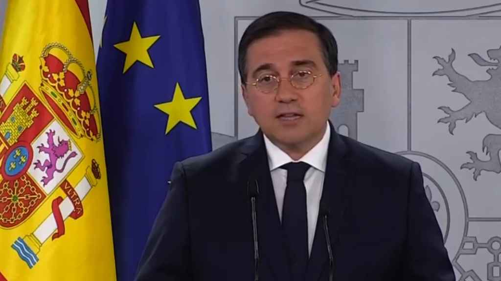 José Manuel Albares, en su comparecencia de este domingo