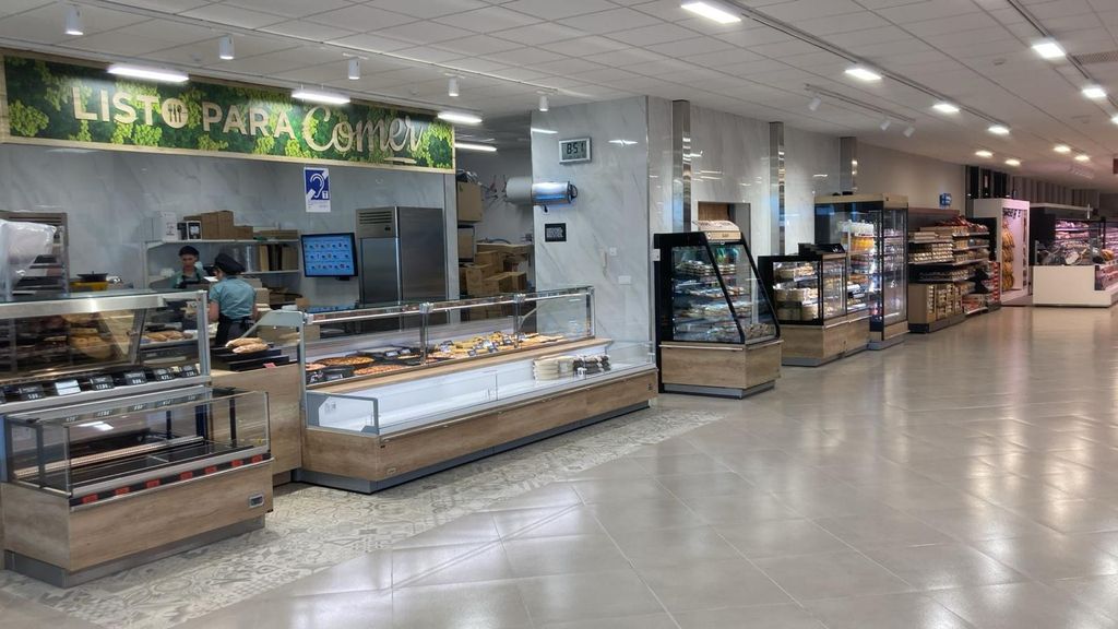 Interior del supermercado.