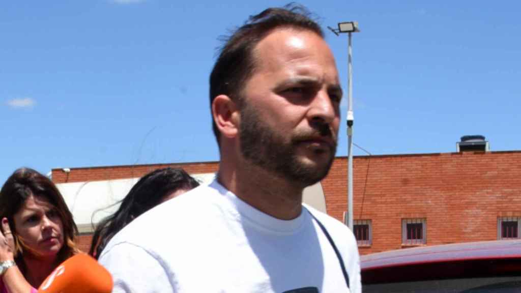 Antonio Tejado, a su salida de prisión este lunes 20 de mayo.