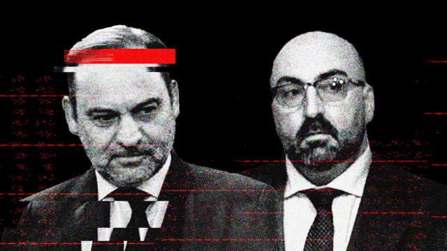 Fotomontaje con los rostros de Ábalos y Koldo.