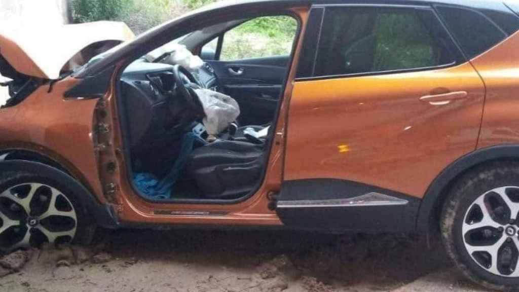 Resultado del vehículo tras el siniestro en el que fallecerían la mujer y la hija de Pepe.
