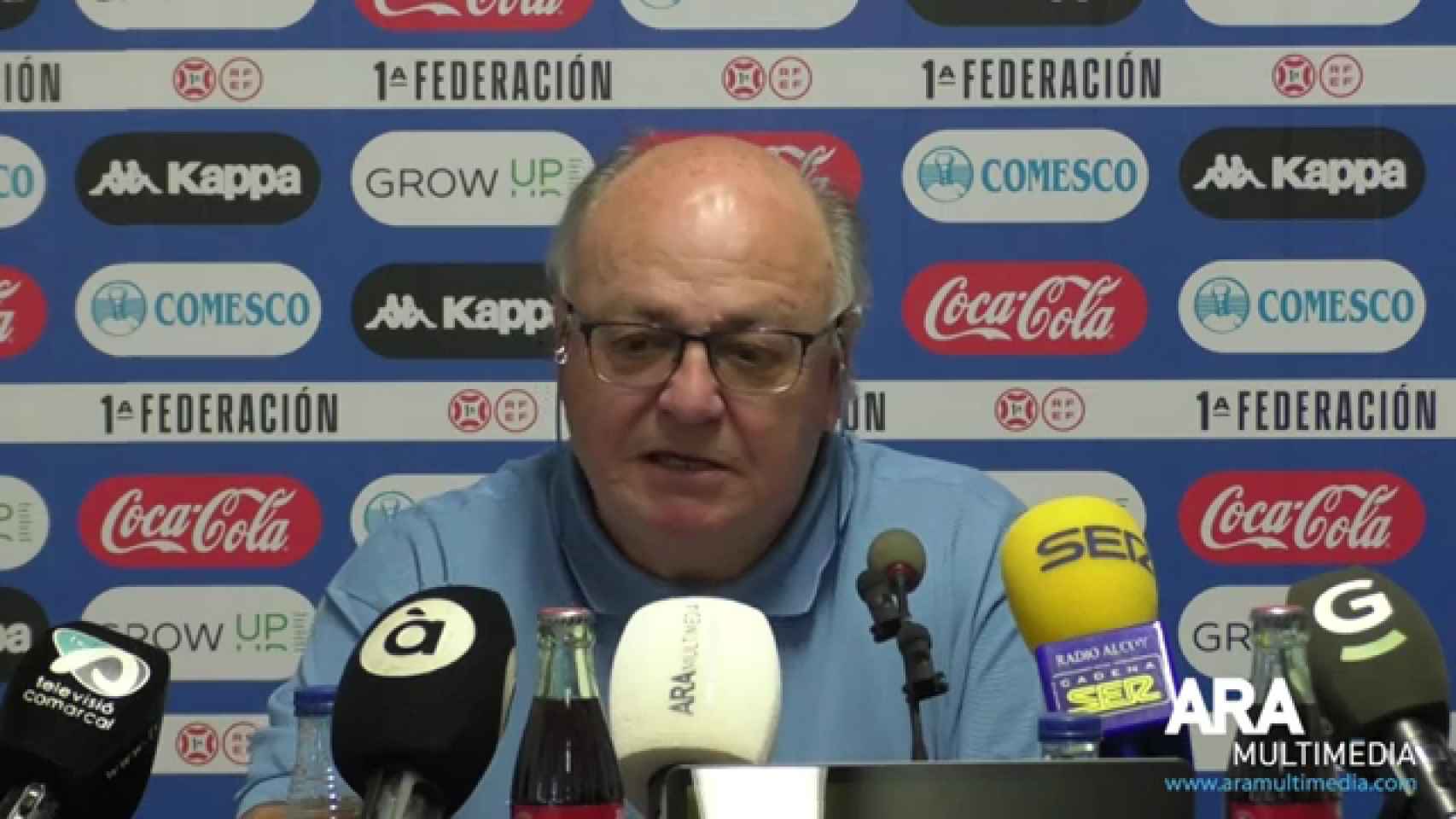 Juan Carlos Ramírez en la rueda de prensa.